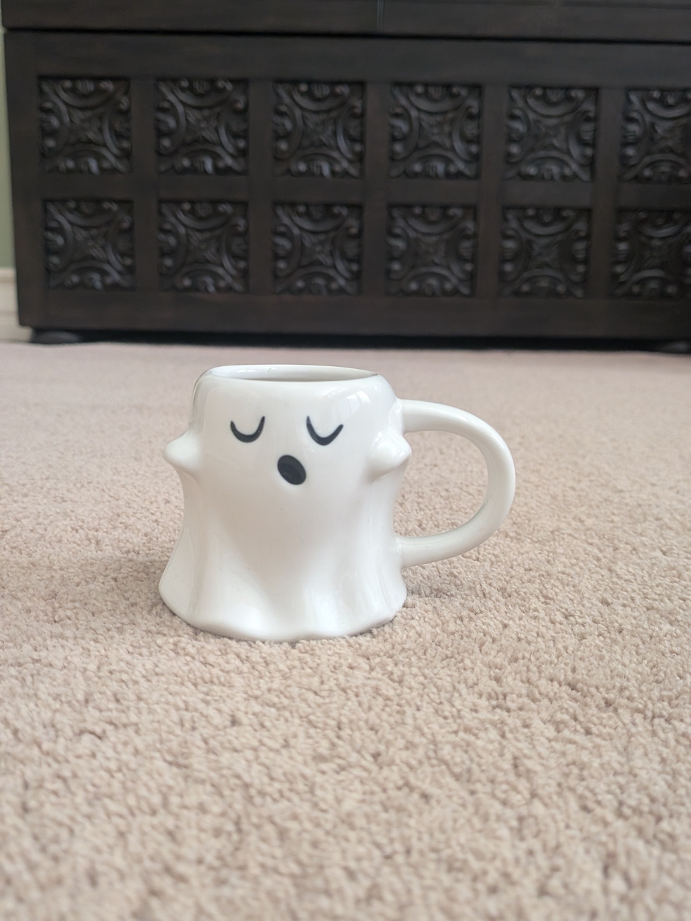 Target Halloween White Ghost Ceramic Mug - Home Dining